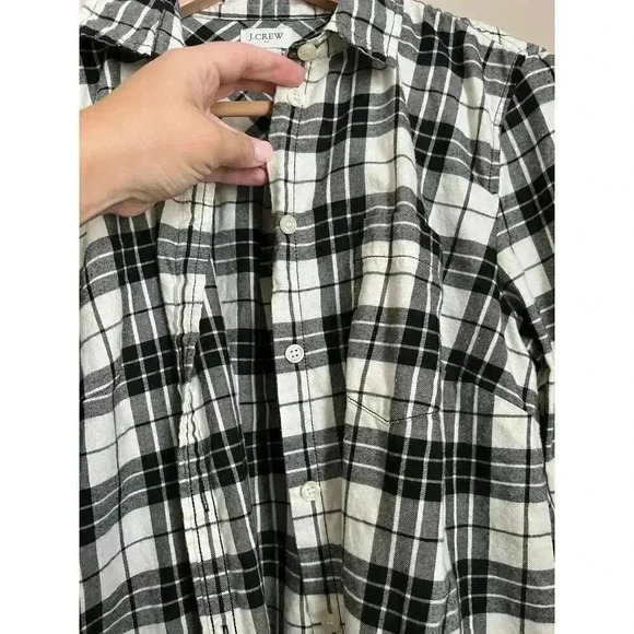 J. Crew Factory Plaid Shirt Glen Multi Size Small - Picture 7 of 11